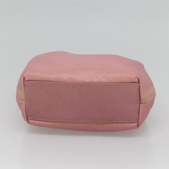 DIOR Maris Pearl Hand Bag Nylon Pink - Picture 9 of 12